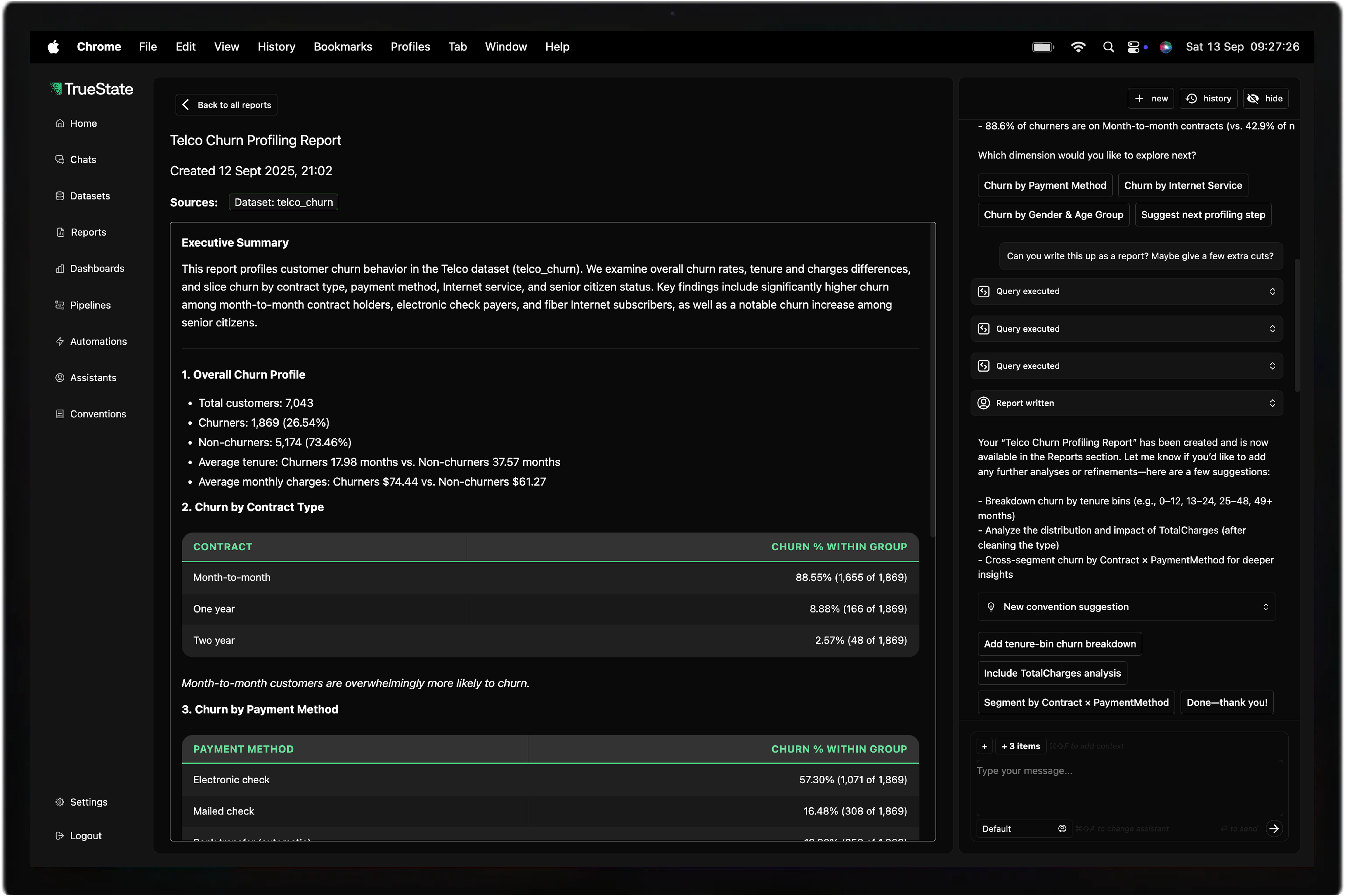 On-demand data analysis